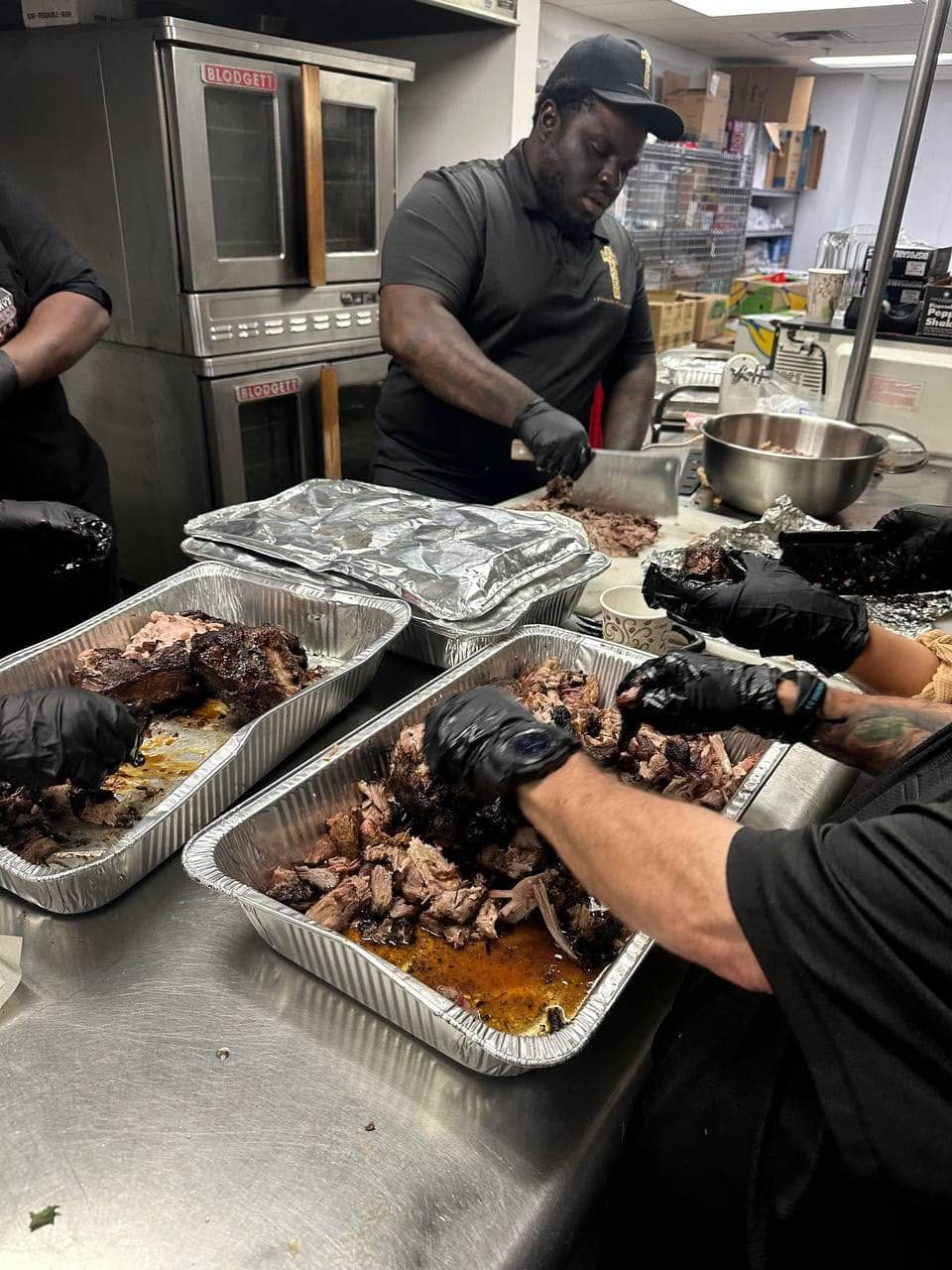 Food preparation for outreach meals