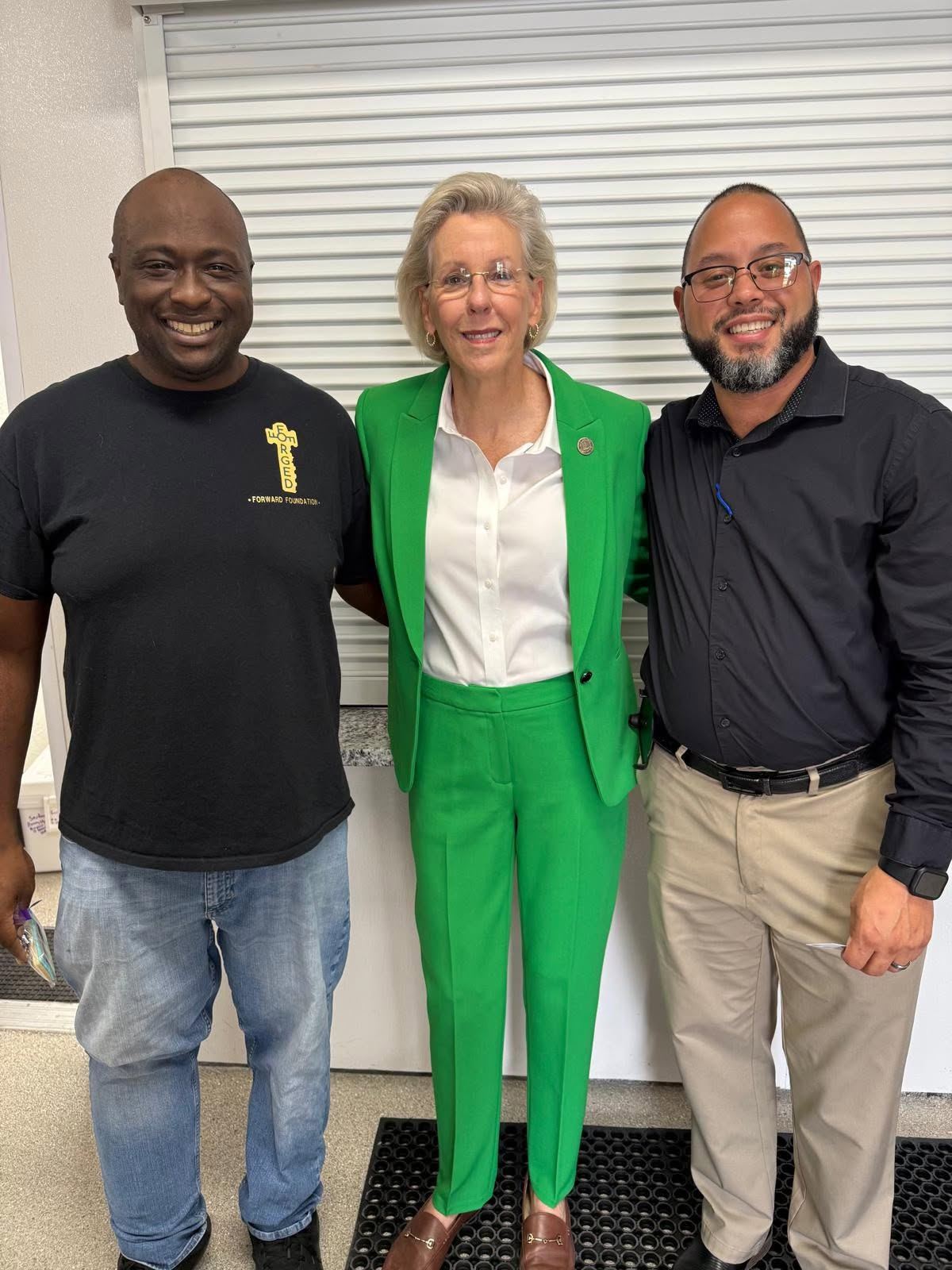 FFF leaders with a civic community supporter